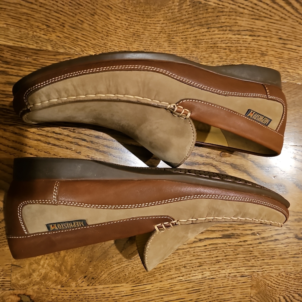 Mephisto Baduard Slip-On Men's Loafers Tan Nubuck Size US 8 - Picture 4 of 8